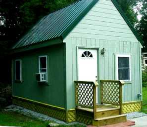 12x18 cabins gable and shed roofed