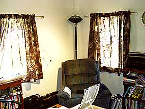 the office side of the 12x18 cabin
