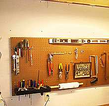 the workshop end of the 12x18 cabin