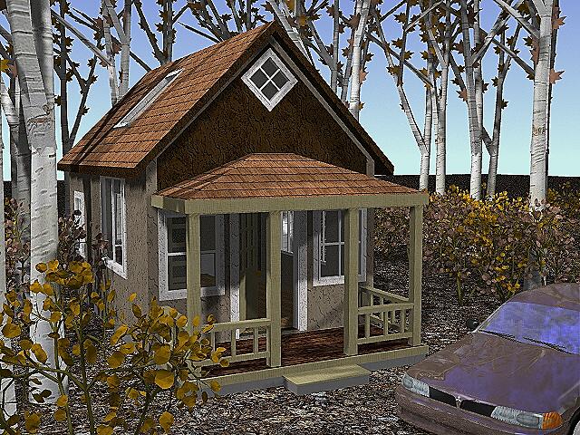 Rendering of 14x24 enchilada cottage upgrade