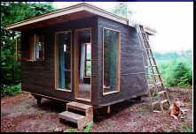 click for "how to build" a simple cabin. 10x14 cabin w/ roof deck