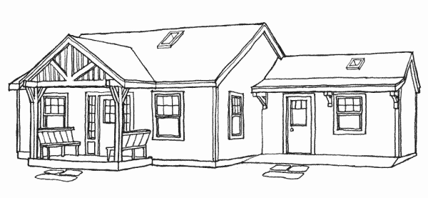 Grandfather cottage sketch