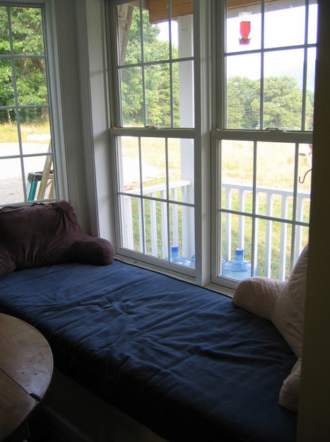 20 x 24 2-story cabin photo from window seat