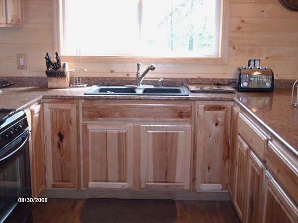 kitchen looking out the big window