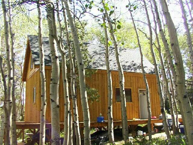 north side of the 14x24 cabin