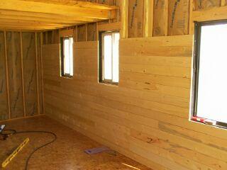 the cabin in its clearing in June 2002
